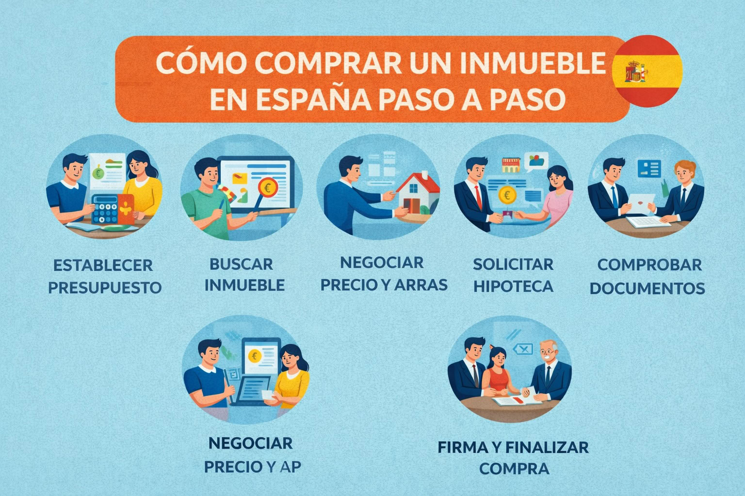 Guía para comprar un inmueble en España paso a paso