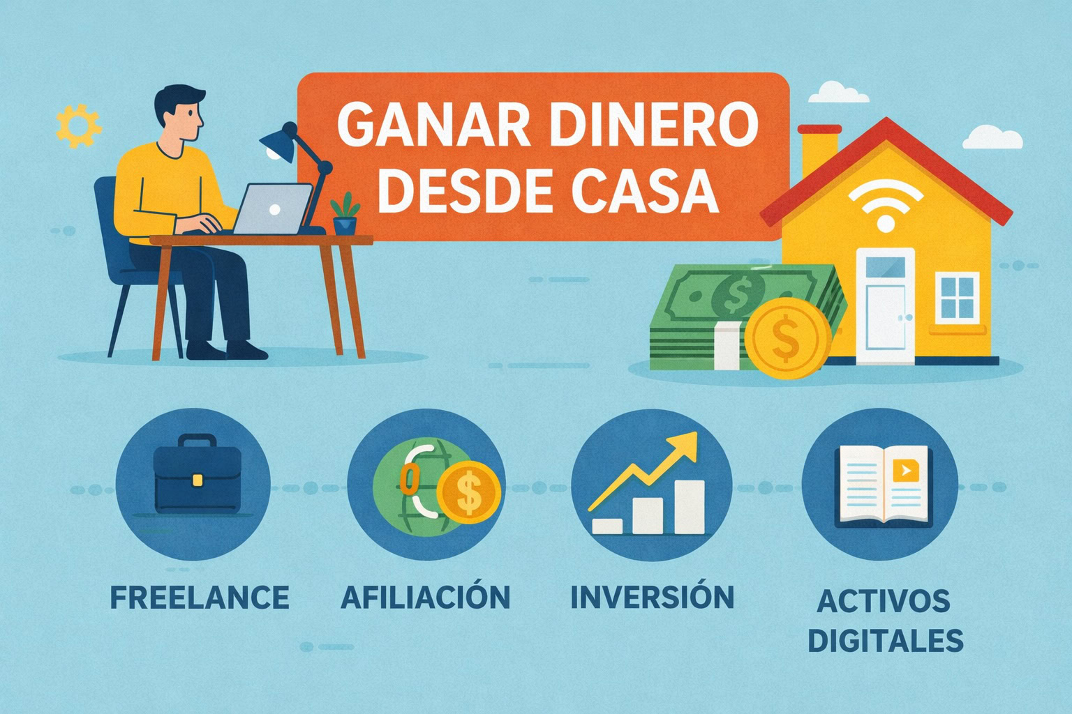 Cómo ganar dinero desde casa: guía completa