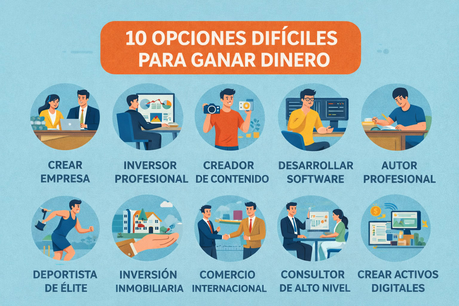 10 opciones difíciles para ganar dinero