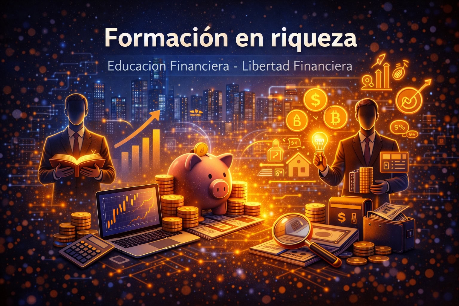 Descubre qué es la formación en riqueza, por qué es clave para crear libertad financiera y cómo aprender a gestionar, invertir y hacer crecer tu dinero de forma inteligente.