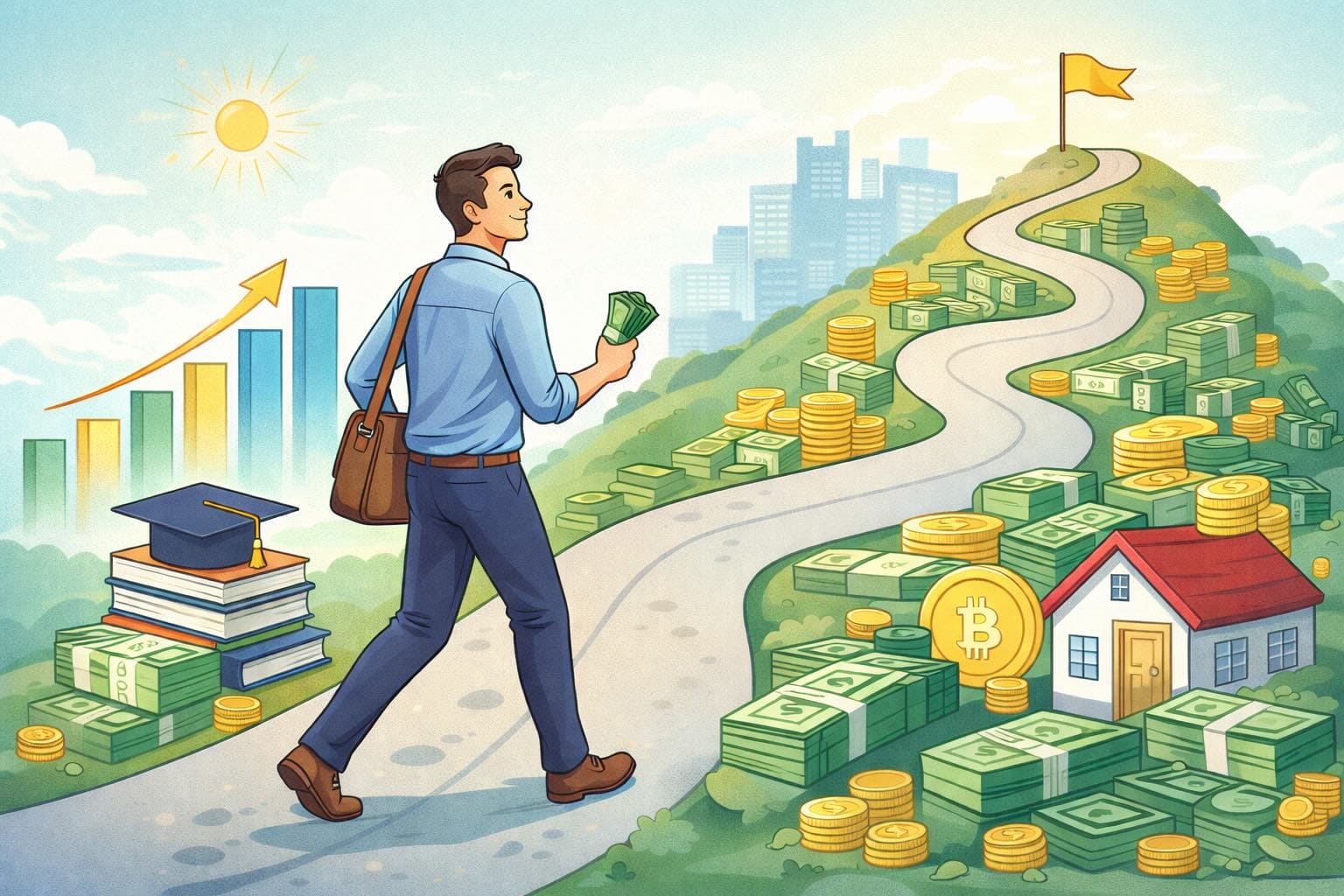 Mi camino a la riqueza: historia de cómo construir riqueza desde cero | CrearRiqueza