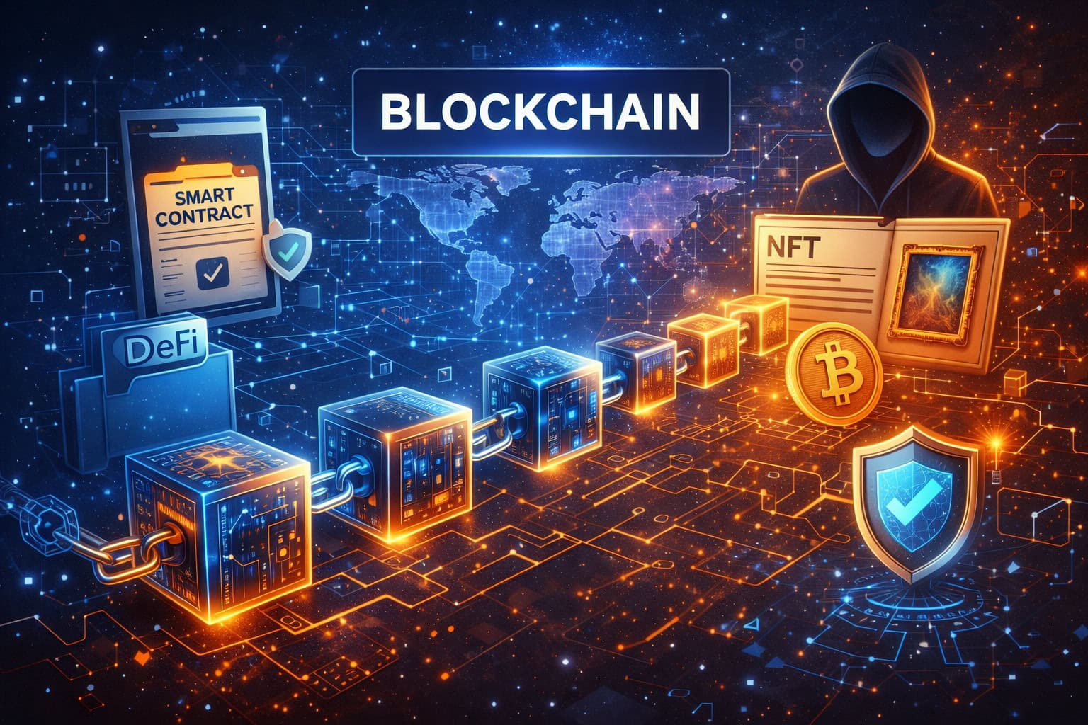 Descubre qué es Blockchain, cómo funciona esta tecnología y por qué está revolucionando las finanzas, los negocios y la inversión digital.